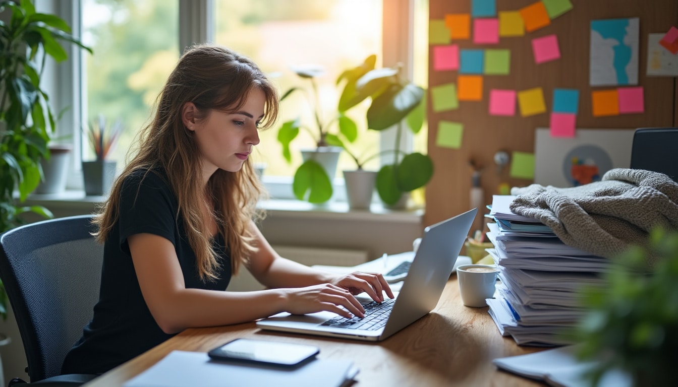 Illustration: Avantages et inconvénients du statut de freelance en marketing digital