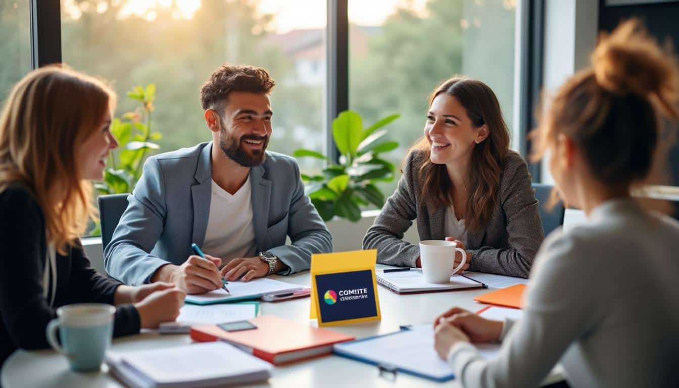 Illustration: Comprendre le logo du comité d’entreprise et son rôle essentiel