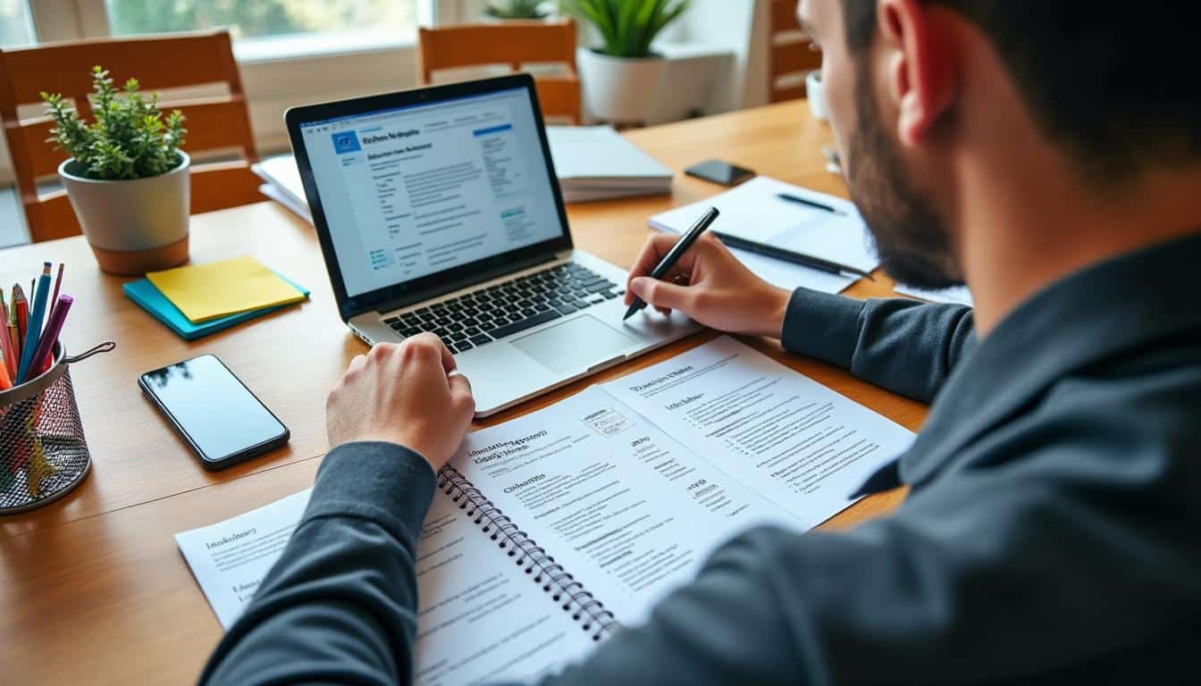 Illustration: Construire la structure idéale de son CV marketing digital étape par étape