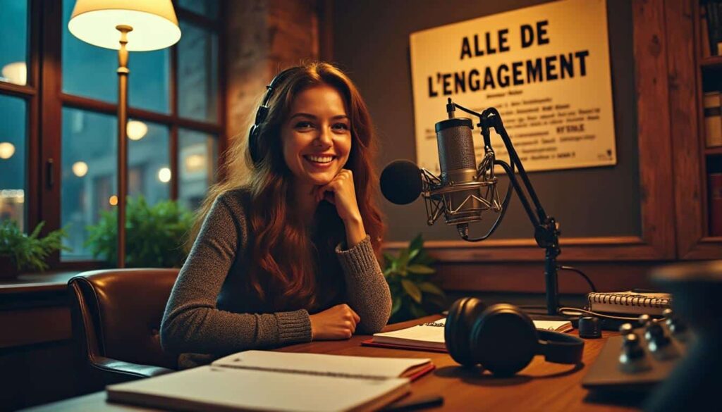Spot radio avec un appel à l’action pour un engagement durable