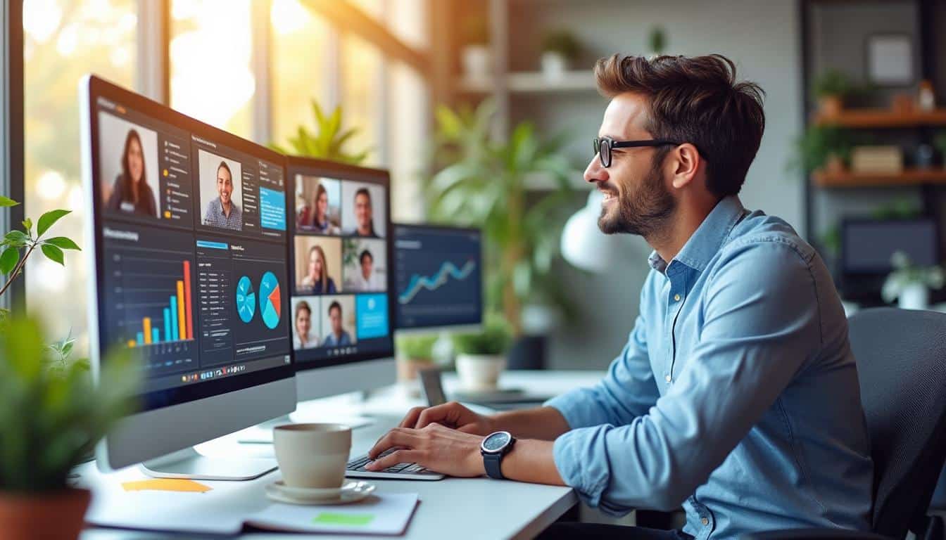 Illustration: Maîtriser les compétences clés pour réussir en tant que directeur marketing virtuel